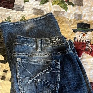 Silver Jeans Women's Dark Blue Denim